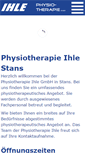 Mobile Screenshot of physio-ihle.ch